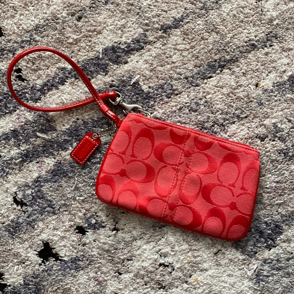 Y2K Coach wristlet bag